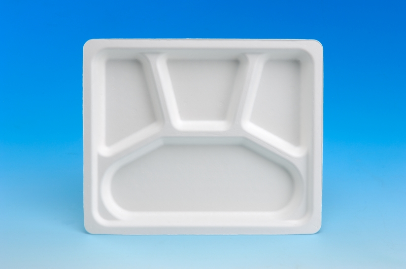 4-Squared Meal Tray